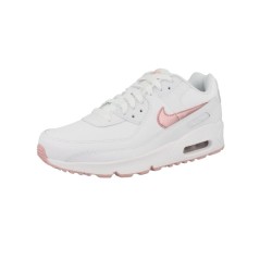 Nike Air Max 90 Leather White Pink Glaze (GS)