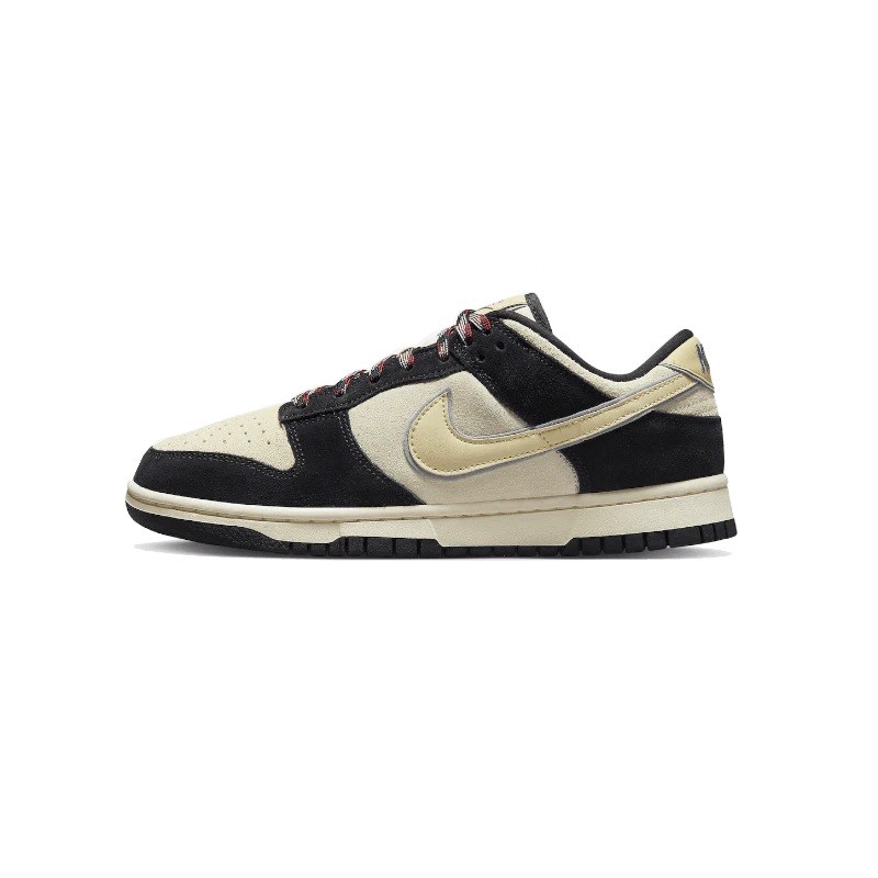 Nike Dunk Low LX Black Suede team Gold (W)